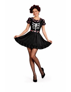 Costume Catrina Taille M | Costumes pour Adultes Le Roi du Carnaval 2